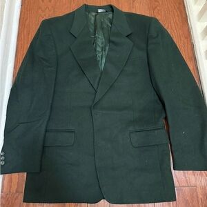 Vito Rufolo Green Men's Blazer Wool Cashmere Blazer Size 42 R Made Italy